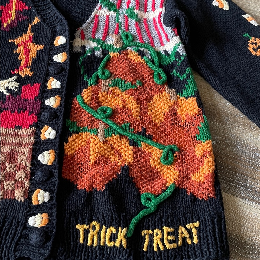1993 Halloween Vintage Cardigan Susan Bristol - Picture 3 of 16